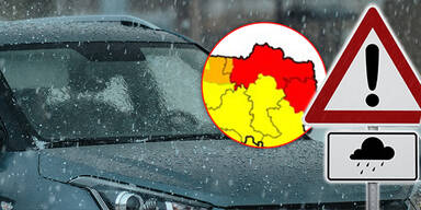 Hagel-Hammer: HIER gilt jetzt Warnstufe Rot!