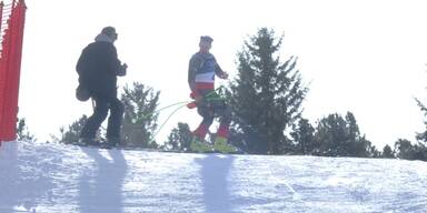 Blutsturz im 2.Abfahrt-Training: Hemetsberger kracht ins Fangnetz