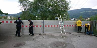 Hochwasserschutzübung