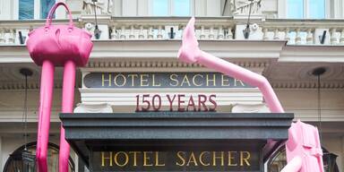 150 Jahre Sacher: Kunst-Skulpturen zieren Wiener Luxus-Hotel