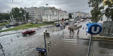 Regenguss Wien