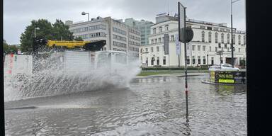 Regenguss Wien