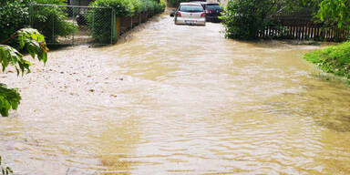 Land unter in St.Pölten-St.Georgen