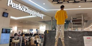 Letze Malerarbeiten vor Eröffnung 