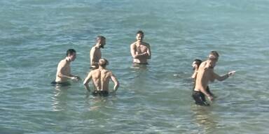 HIER gehen unsere Teamstars baden