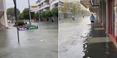 Land unter in Italien: Video zeigt dramatische Wetter-Lage