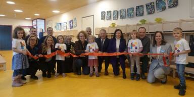Blau-gelbe Betreuungsoffensive: Eröffnung von Kindergartenzubau in Kilb