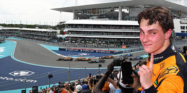 Piastri feiert in Miami Sieg-Hattrick bei nächster McLaren-Gala