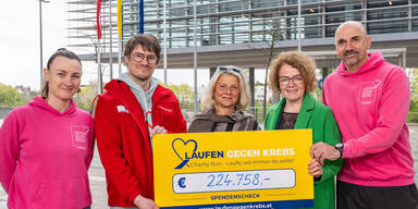 Niederösterreich erläuft 225.000 Euro für Krebshilfe