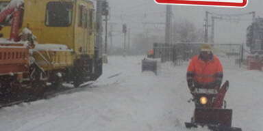 Österreich versinkt im Schnee