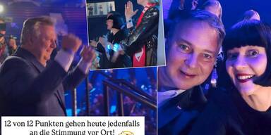 So feierten Polit-Promis das ESC-Finale