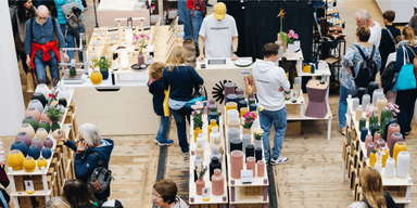 Neue Vase für den Osterstrauch 