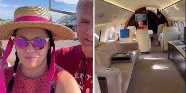 Netrebko zeigt ihren Privatjet - UND: Wer ist der Mann an ihrer Seite? 