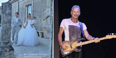 Sting: Von der Hochzeit seiner Tochter in die Burg Clam