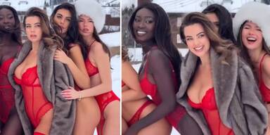 Digitales Flammen-Inferno wegen Nadine Mirada in sündiger Wäsche