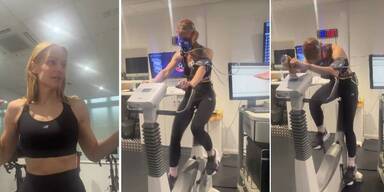 Maske, Schweiß und Zweifel: ORF-Star Mirjam Weichselbraun schockt mit Extrem-Training