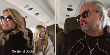 „Du kommst nie mehr mit!“: Robert Geiss wirft Shania nach Streit aus dem Privatjet