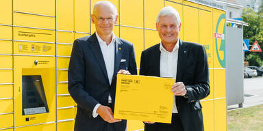Kopie von Walter Oblin, Generaldirektor, Österreichische Post AG, und Hans K. Reisch, SPAR-Chef