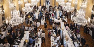 Gäste aus 52 Nationen feiern des Weinfestivals VieVinum