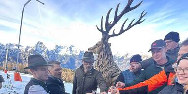 Skihütten-Opening mit Hirsch Konrad in Hinterstoder 