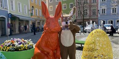 Osterhase in Schärding 