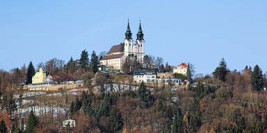 Pöstlingberg mit Grottenbahn in Linz 
