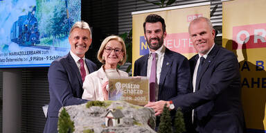 "9 Plätze, 9 Schätze“: Siegesfeier für Mariazellerbahn