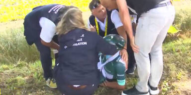 Schock bei Tour de France: Horror-Sturz von Top-Favorit