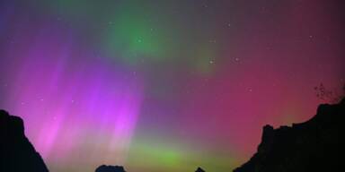 Polarlichter in Oberösterreich 