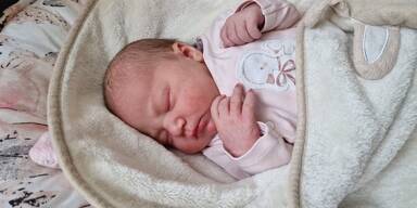 So süß ist Niederösterreichs Neujahrsbaby