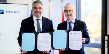 Nehammer-Auftritt im neuen Job: "Günstigere Unternehmenskredite"