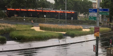 Regen Karlsplatz