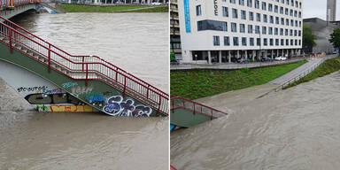 200 Liter! Bilder zeigen Ausmaß der Regen-Massen in Österreich