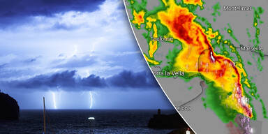 Nach Spanien: Regen-Walze rollt jetzt auch auf Frankreich und Italien zu