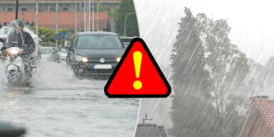 Sintflut-Regen: HIER kommen jetzt zahlreiche Liter runter