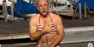 "Bares für Rares"-Star Horst Lichter sorgt im Bikini für Aufregung