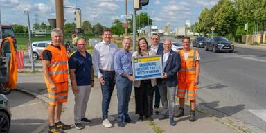 Start für Sanierung der Kreuzung B8/L6 in Deutsch-Wagram
