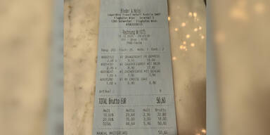 Mann zahlt in Wien für O-Saft fast zehn Euro und rastet aus