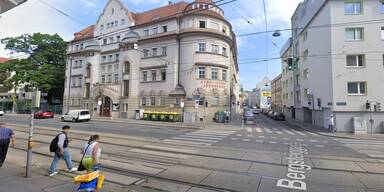Unfall an der Kreuzung Jörgerstraße mit der Bergsteiggasse