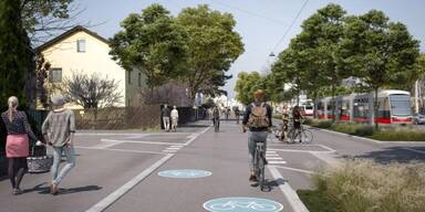 500 Meter lang: Neuer Zwei-Richtungs-Radweg für Donaustadt
