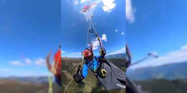 Irres Video: HIER schießt Kleinflugzeug eine Paragleiterin ab 