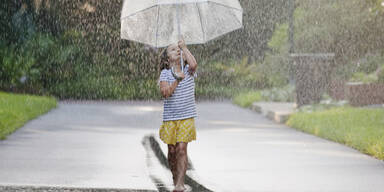 Sommer Gewitter Regen
