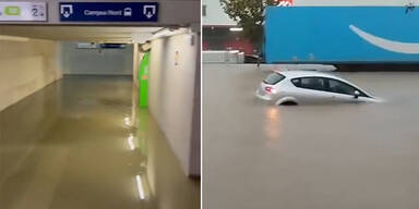 Sintflut-Regen in Spanien! Aufnahmen zeigen verheerende Lage