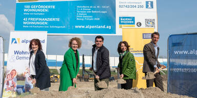 Spatenstich für das größte Wohnbauprojekt vor den Toren Wiens
