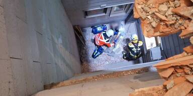 Arbeiter stürzte 7 Meter in die Tiefe