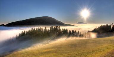 TVB Almenland - Sonne über Nebel