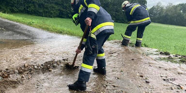 Gmünd Feuerwehr Unwetter 