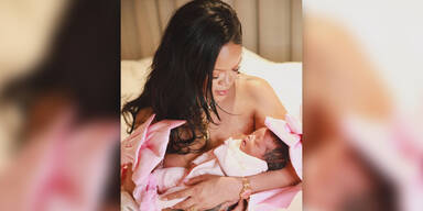 Baby-Glück bei Pop-Superstar Rihanna: Tochter Rocki ist da!