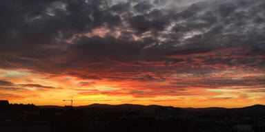 Sonnenuntergang Wien