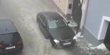 Unwetter Spitz an der Donau 